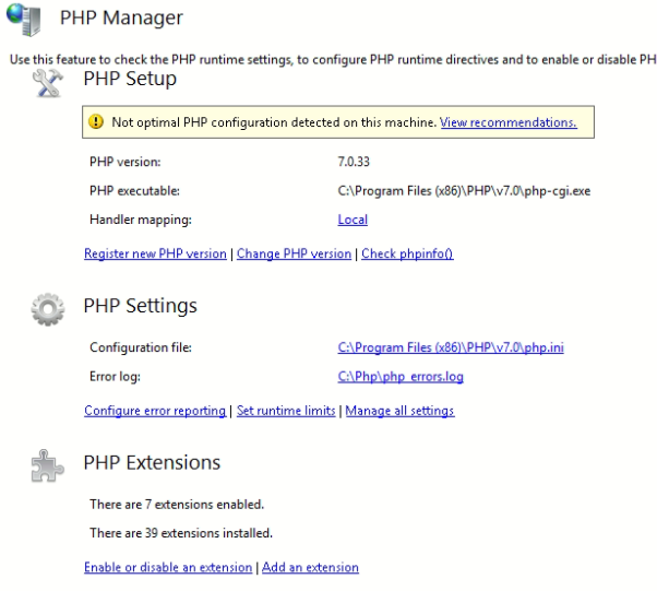 PHP Manager